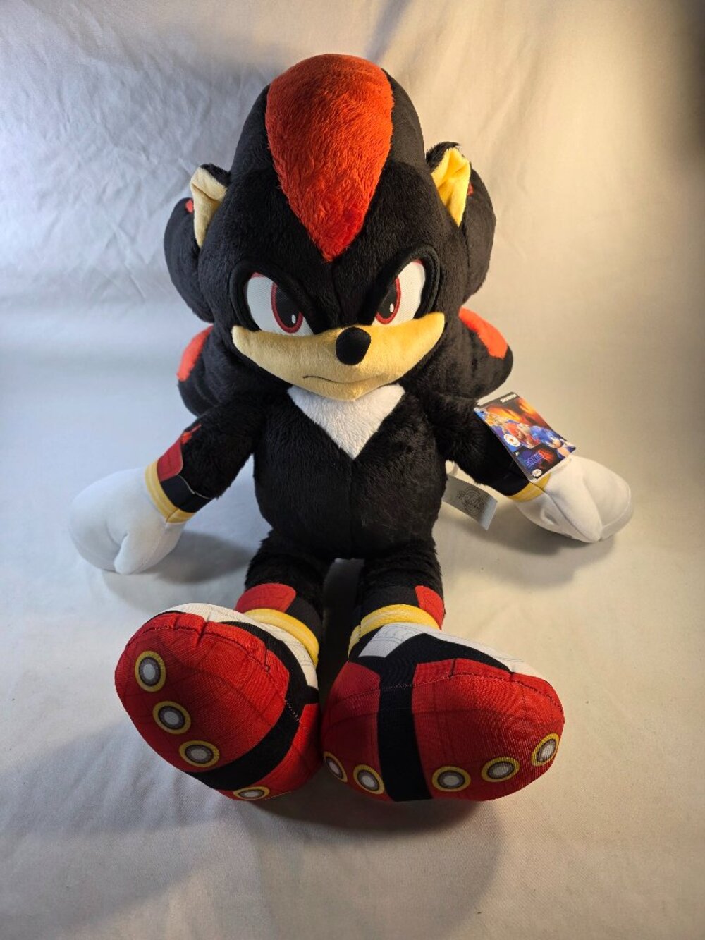 Sonic the Hedgehog 3 Movie Shadow Jakks Pacific Jumbo 24" Plush NWT